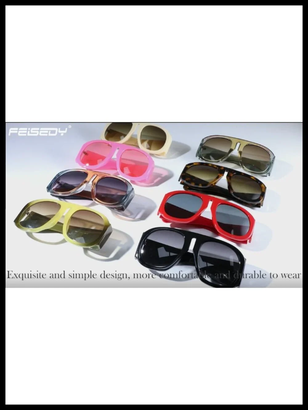 Retro Oversized Aviator Sunglasses Women Men UV400 Protection Flat Top Shield